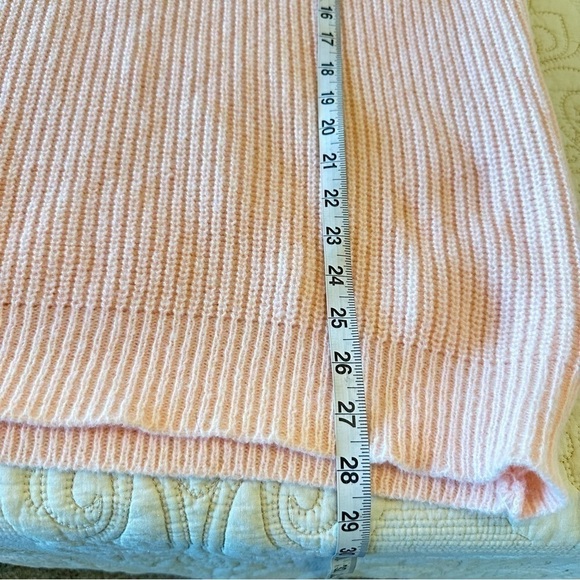 Peachy pink super thick warm turtleneck sweater, size XL - Picture 8 of 8